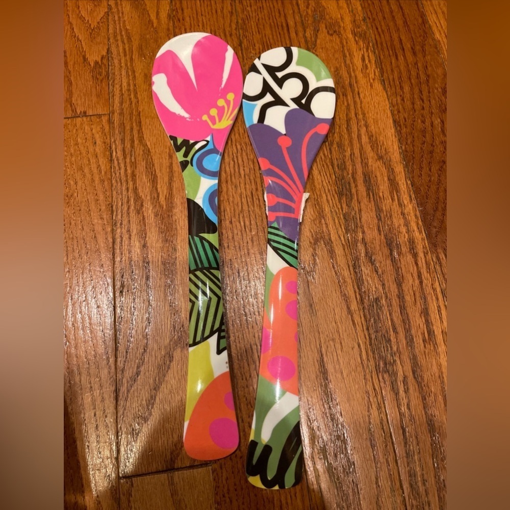 French Bull 2 Piece 13" Melamine SALAD SET Utensils